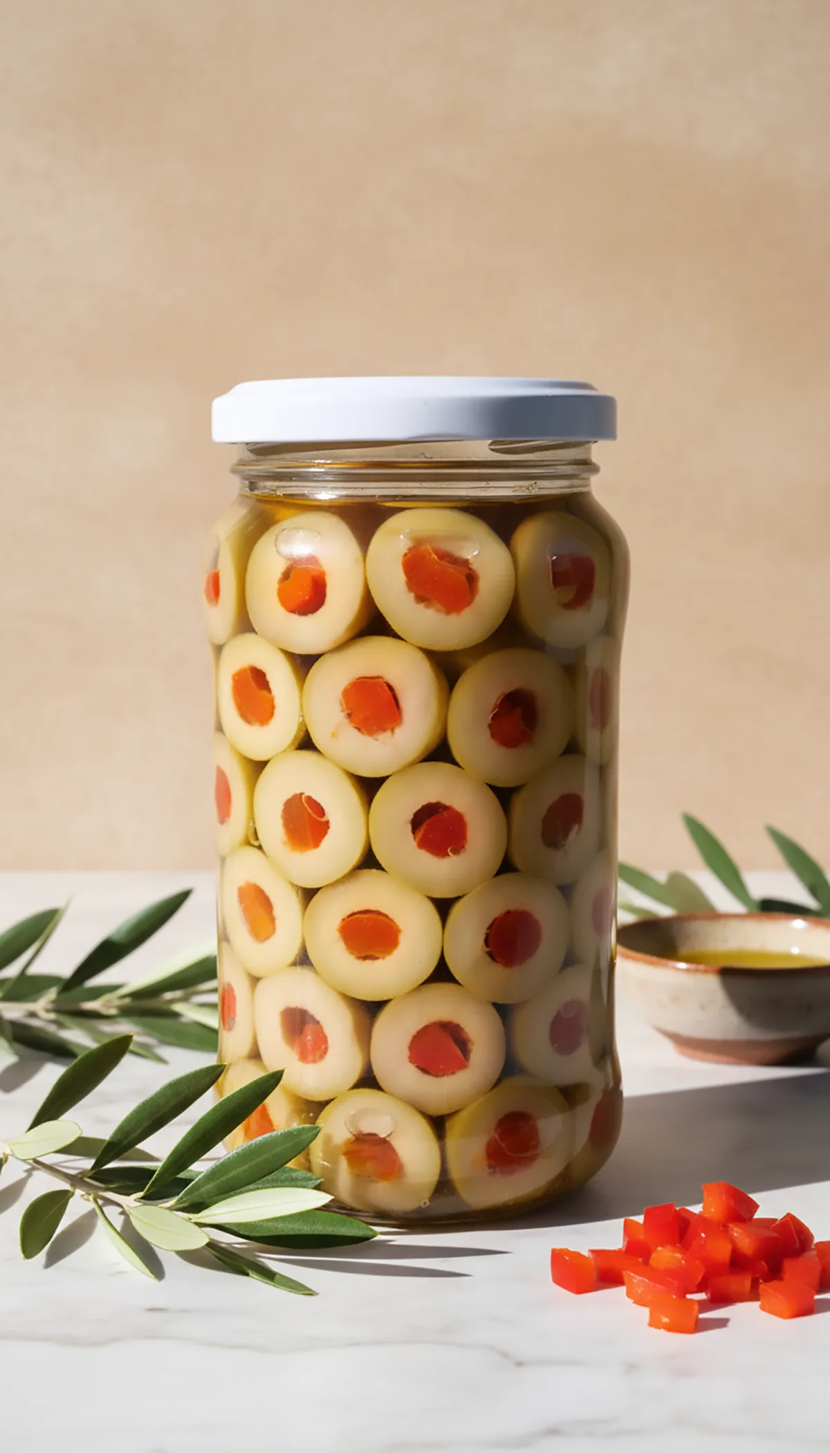 Aceitunas Rellenas con Morrón
