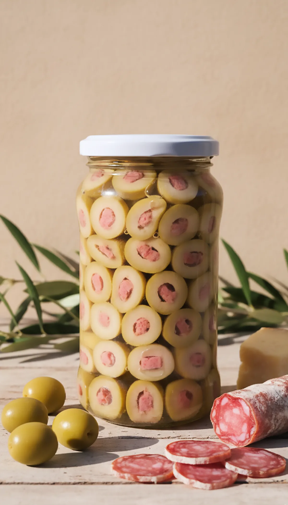 Aceitunas Rellenas con Salame